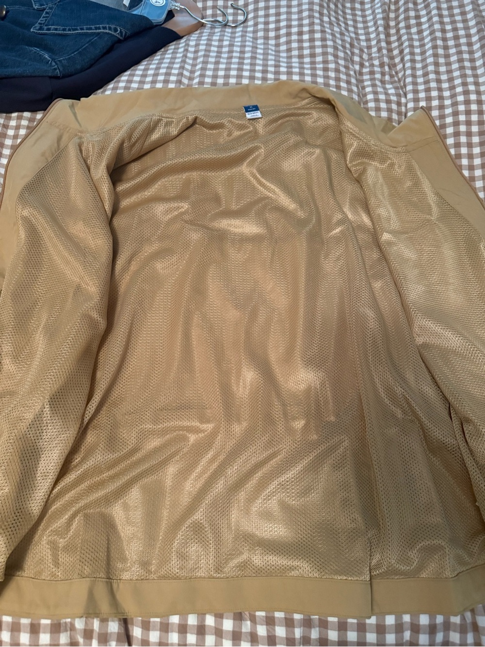 Old Navy Tan Tech Gear Quick Dry Active Drawstring Jacket, XL - Picture 11 of 11